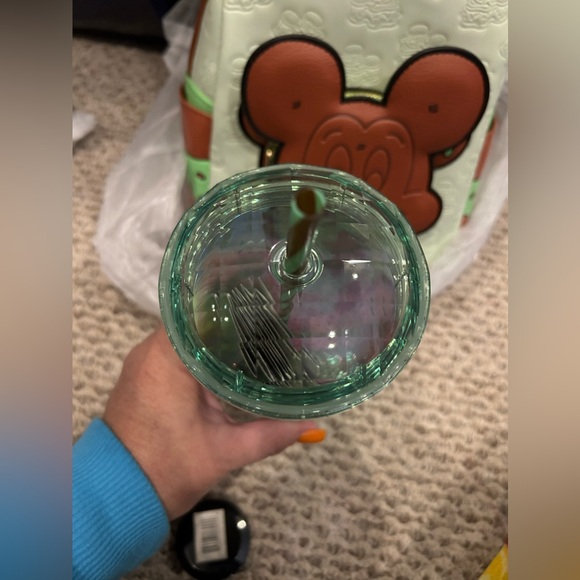 Disney Loungefly Mint Chocolate chip Backpack Set - Picture 10 of 15